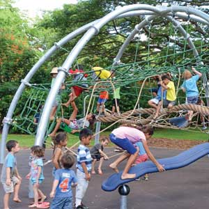 KHON Covers the new Honolulu Zoo Playground