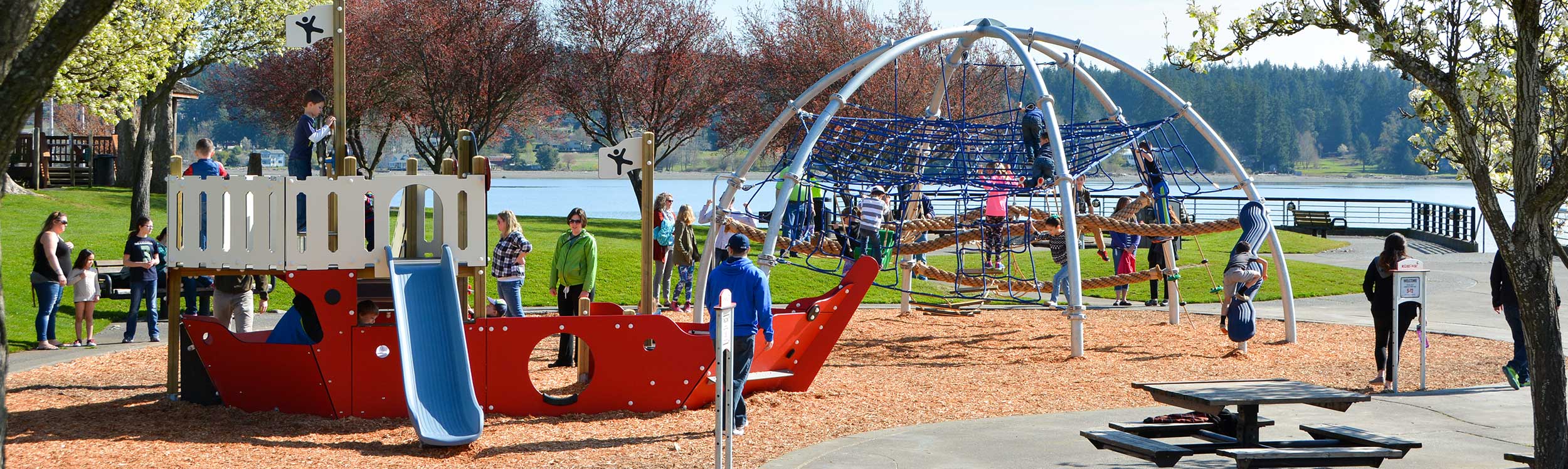 Family park and playground equipment