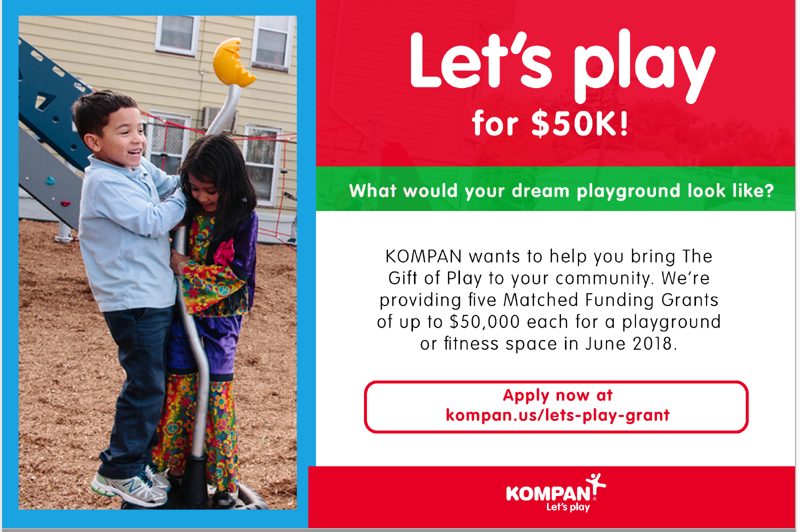 Dream Playground Matching Funds