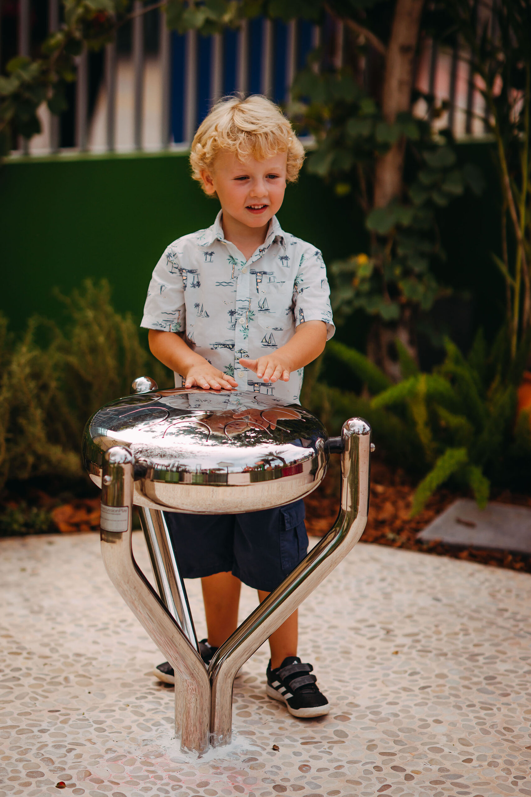 Outdoor Musical drum